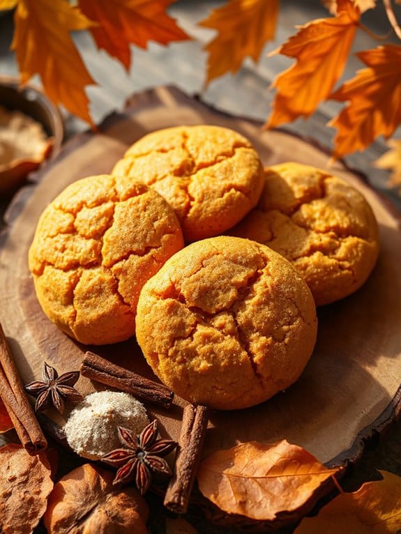 cozy spiced sweet potato cookies