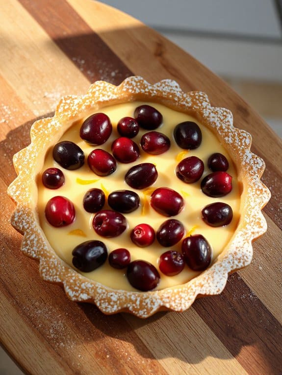 cranberry orange tart delight