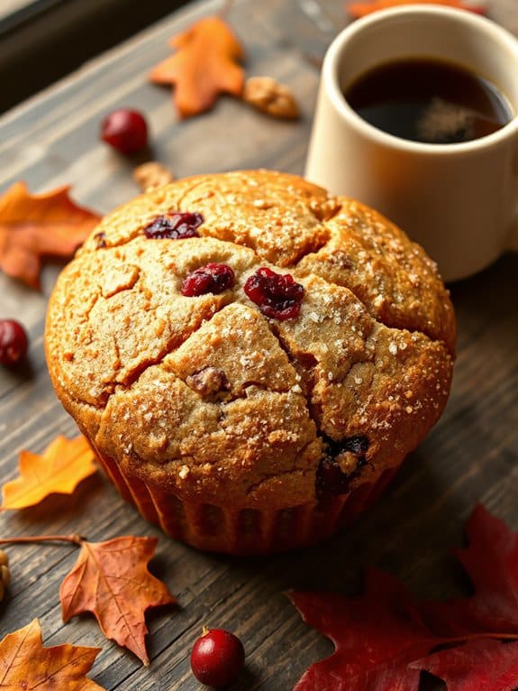 cranberry walnut muffin bliss