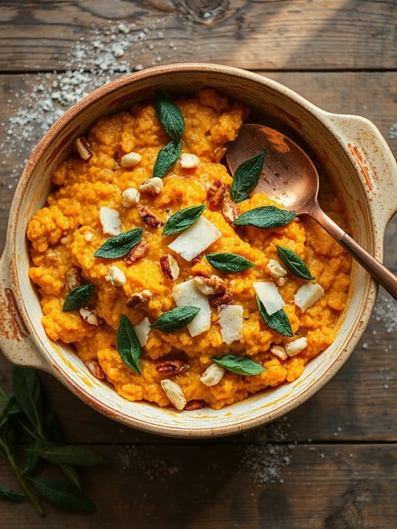 creamy autumn risotto bake