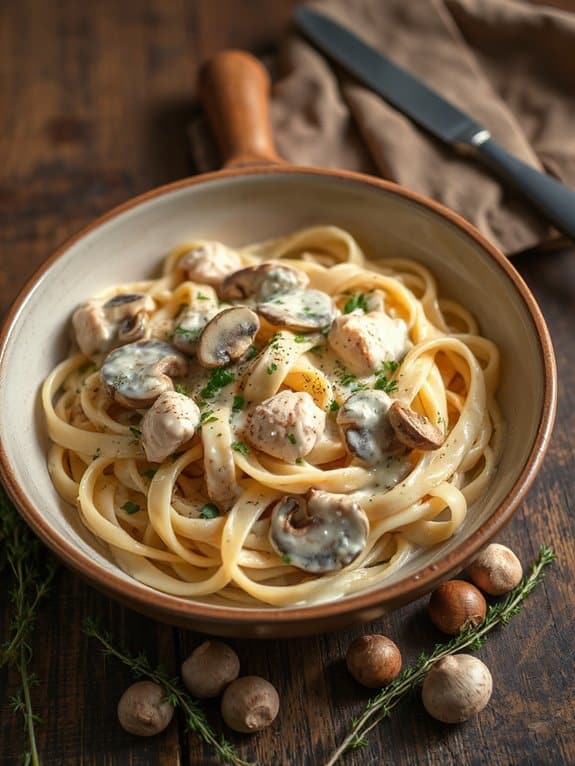 creamy pasta with chicken