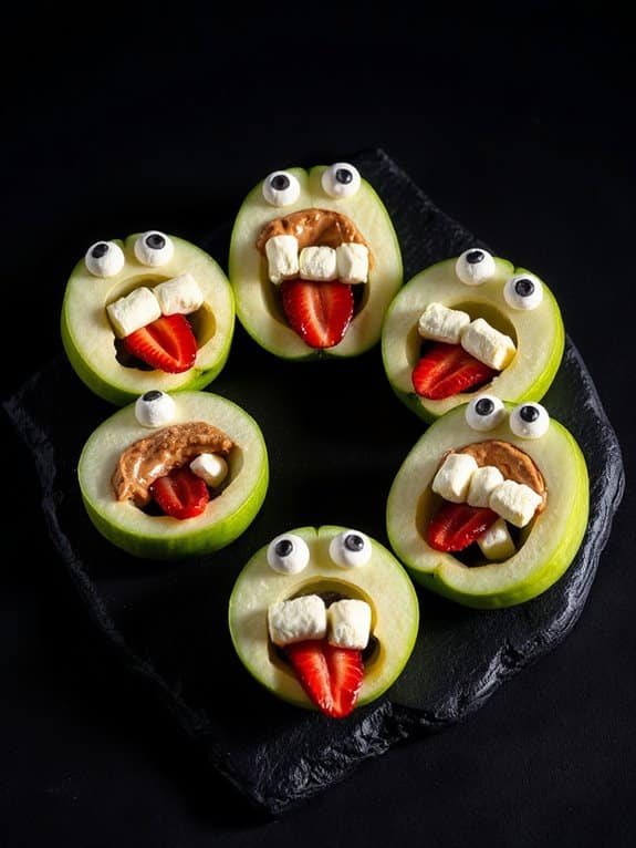 creepy delicious apple snack