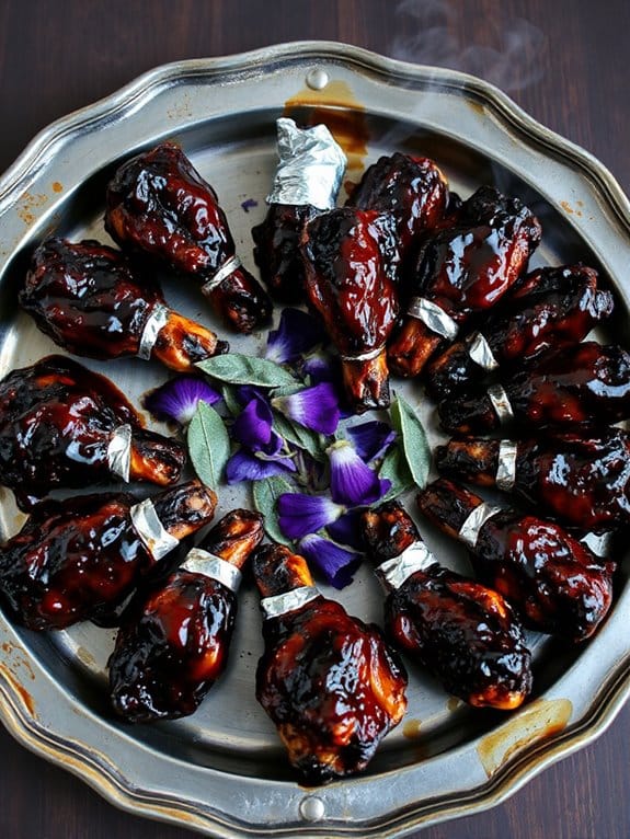 crispy spooky chicken wings