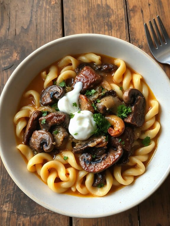 crockpot beef stroganoff recipe