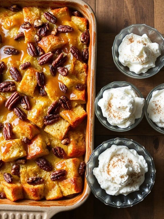 decadent maple bourbon dessert