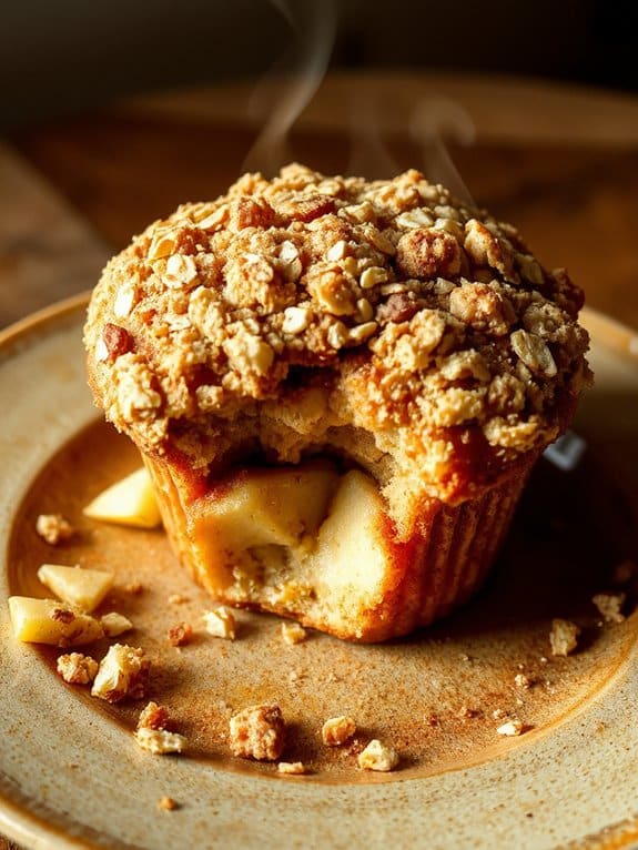 delicious apple streusel muffins
