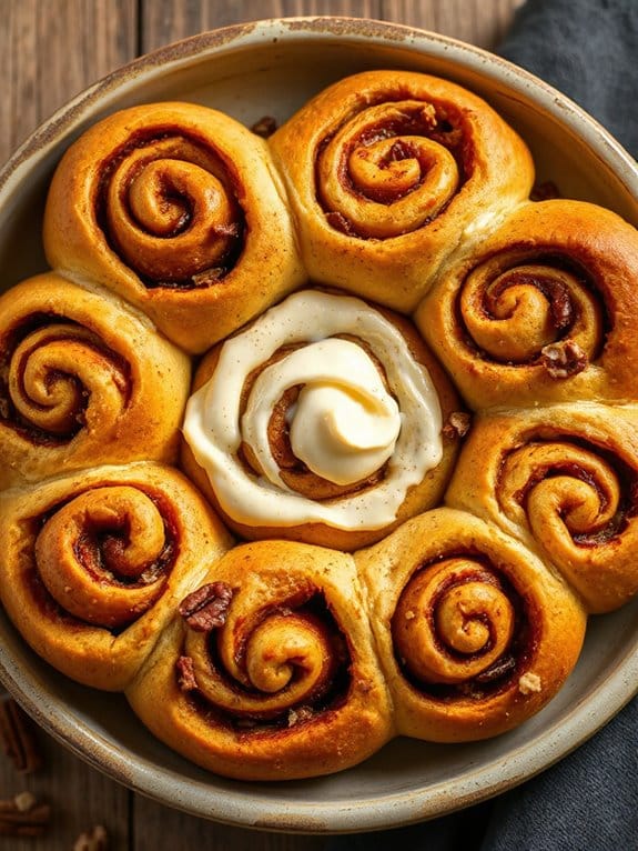 delicious pumpkin cinnamon rolls