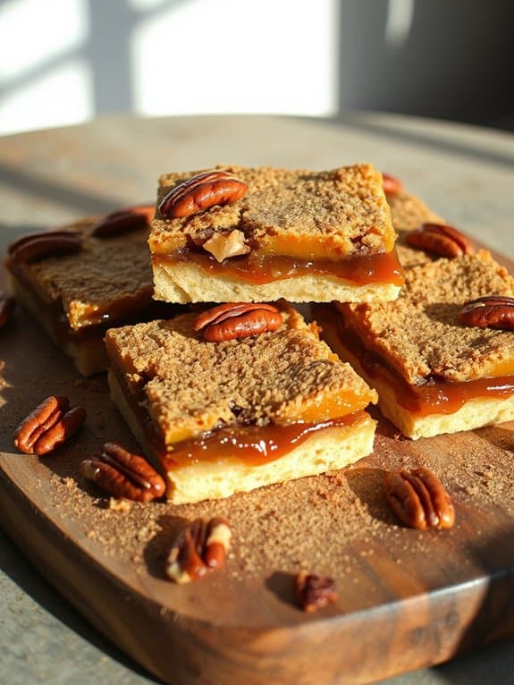delicious pumpkin pecan bars