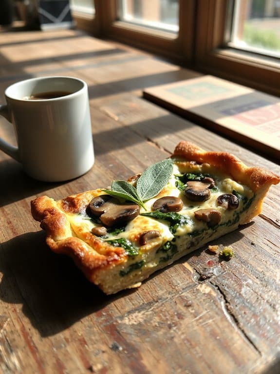 delicious quiche for lunch