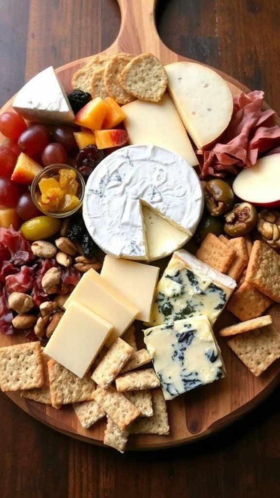 diverse cheese selection delights