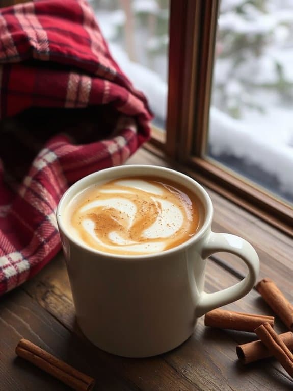 eggnog and espresso delight