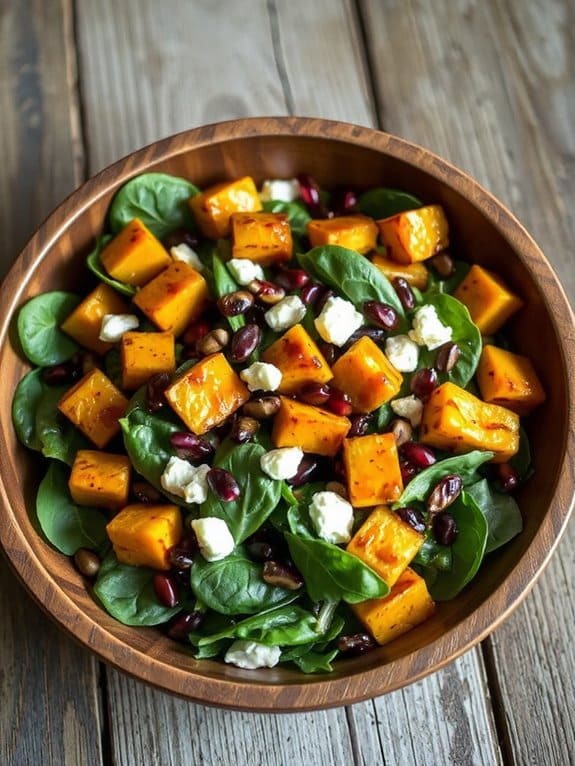 fall flavors in salad