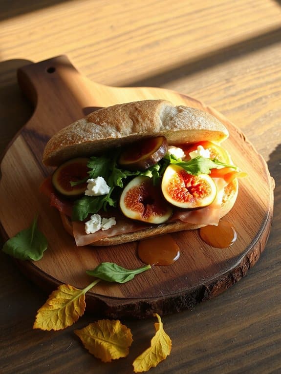 fancy sweet and salty sandwich