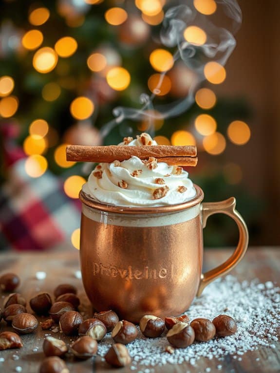 festive hazelnut coffee delight