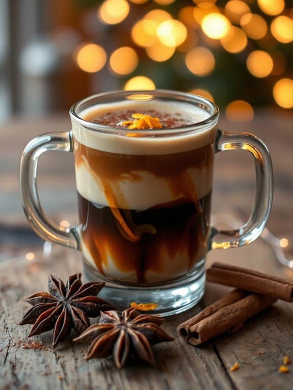 festive spiced citrus coffee