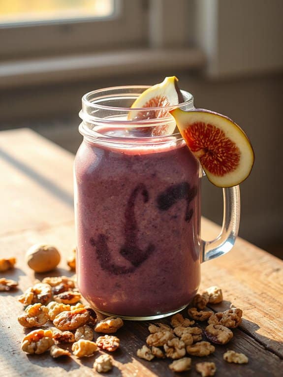 figs walnuts smoothie delight