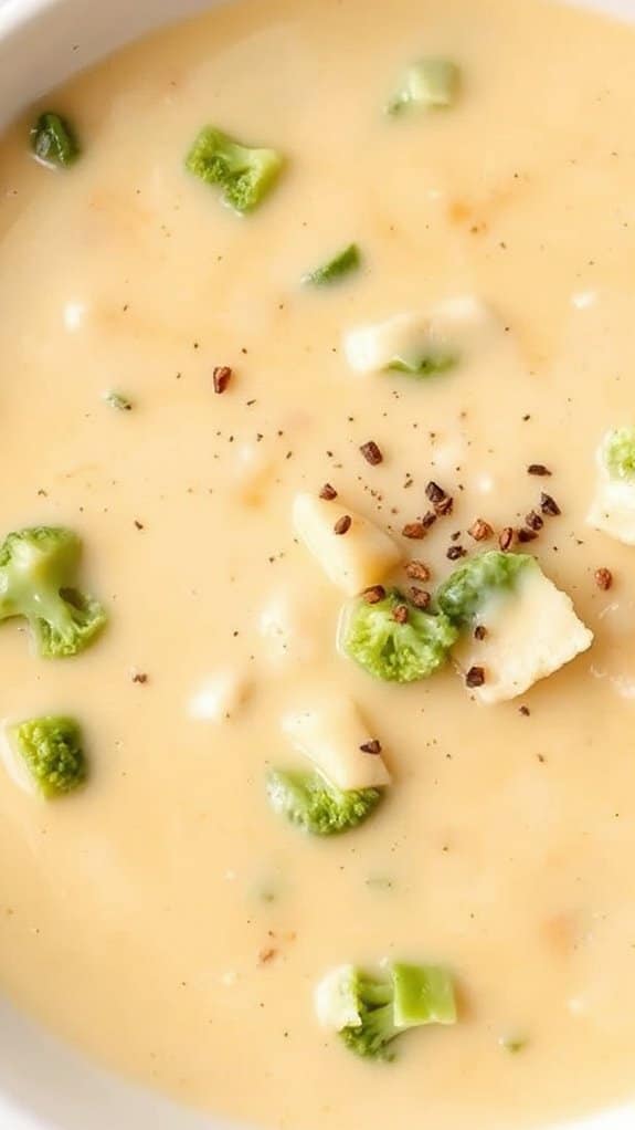 fresh veggies enhance soup