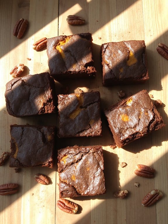 fudgy sweet potato brownies