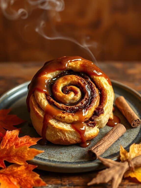 gingerbread cinnamon roll delight