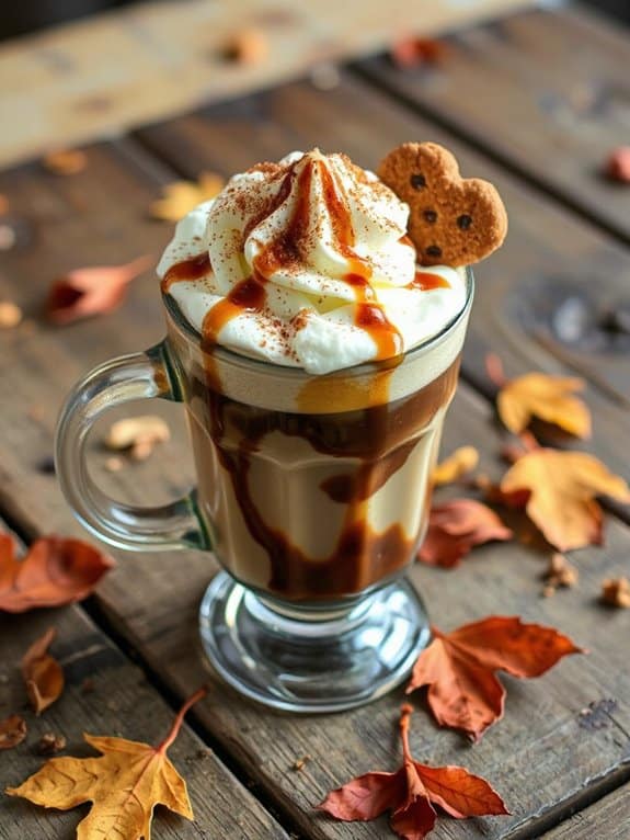 gingerbread mocha coffee delight