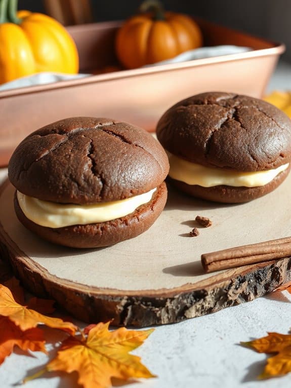 gingerbread whoopie pie delight