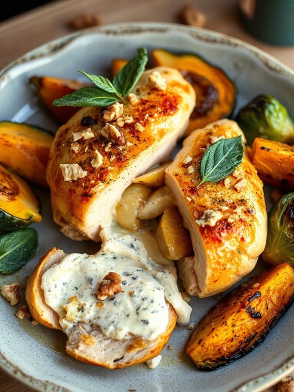 gourmet stuffed chicken delight