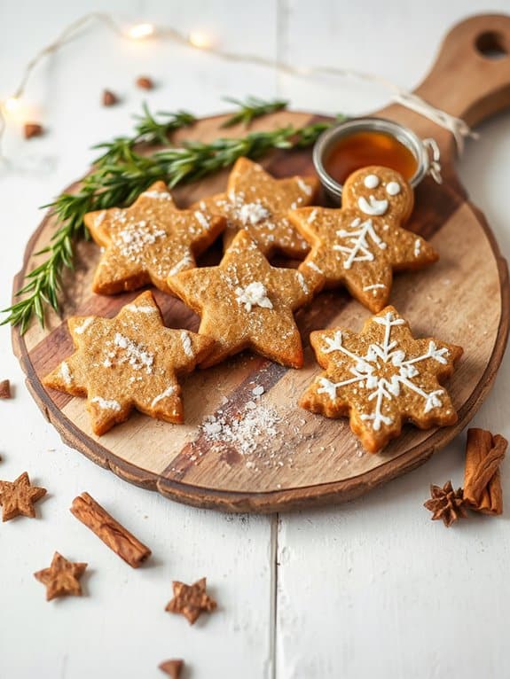 healthy whole wheat gingerbread cookies