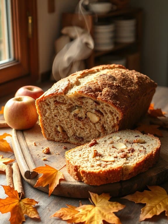heavenly spiced apple bread