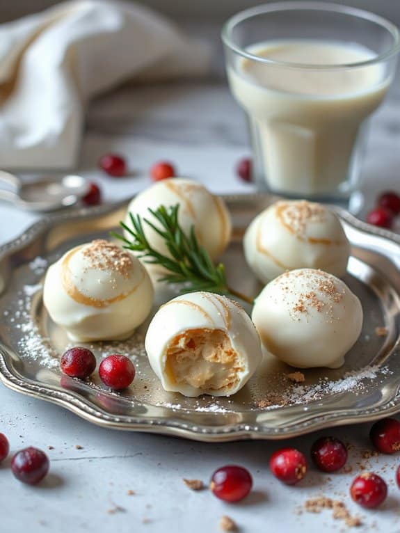 holiday cheer in truffles