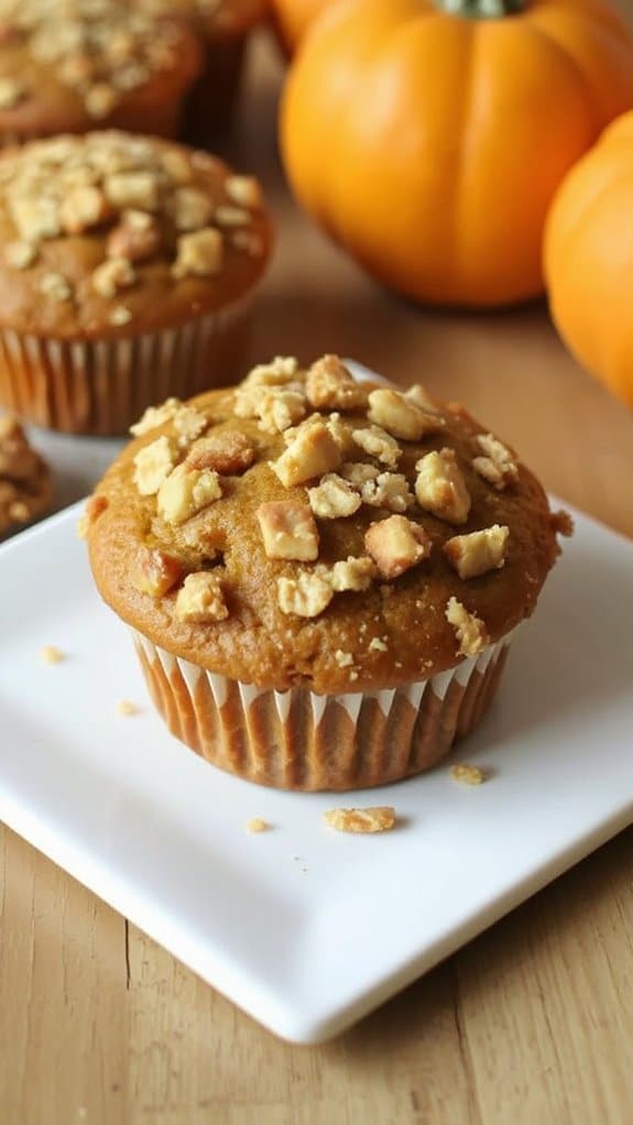 homemade pumpkin muffin delight