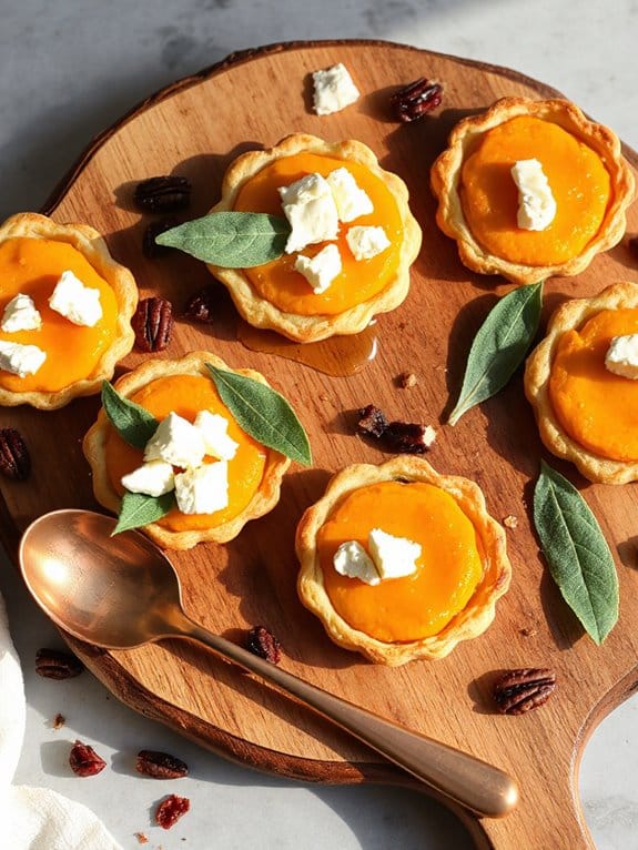 impressive autumn tartlet snack