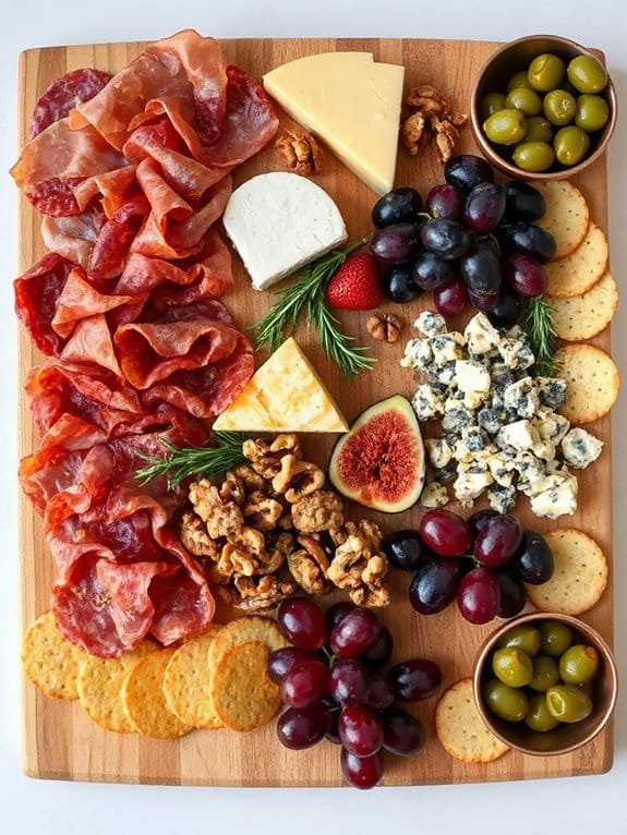 impressive cheese charcuterie presentation