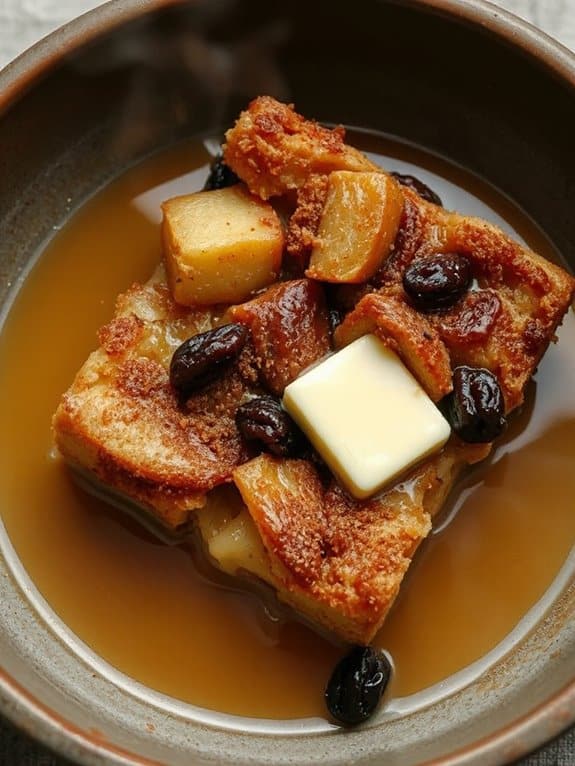 irresistible apple bread pudding