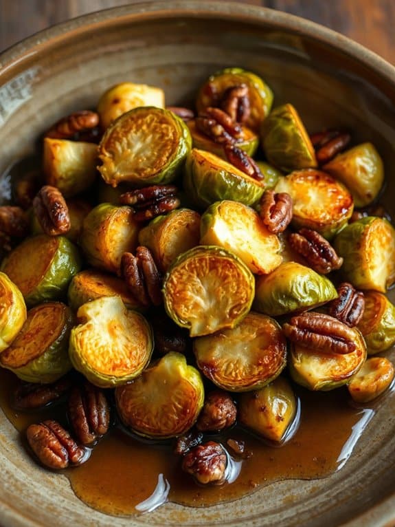 maple glazed brussels sprouts recipe