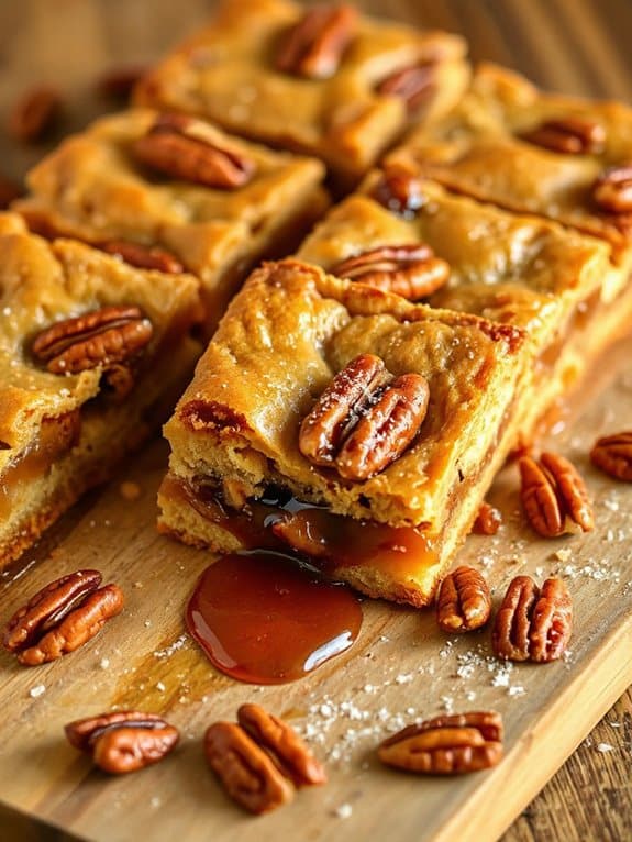maple pecan dessert bars