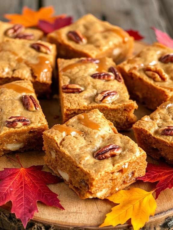 maple walnut blondies recipe