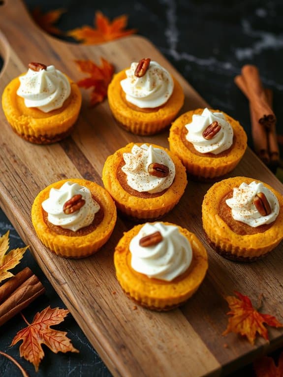 mini pumpkin cheesecakes recipe