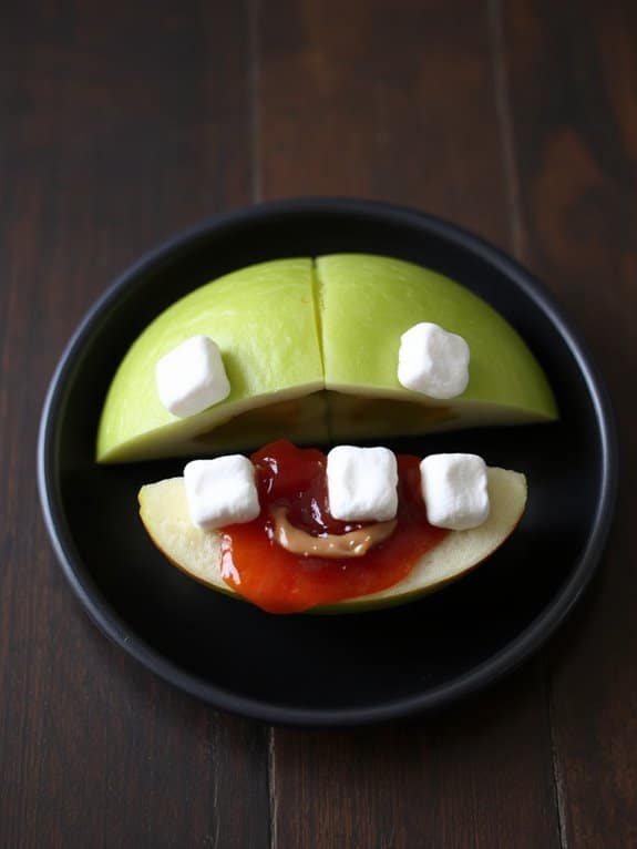 monster mouth apple snack