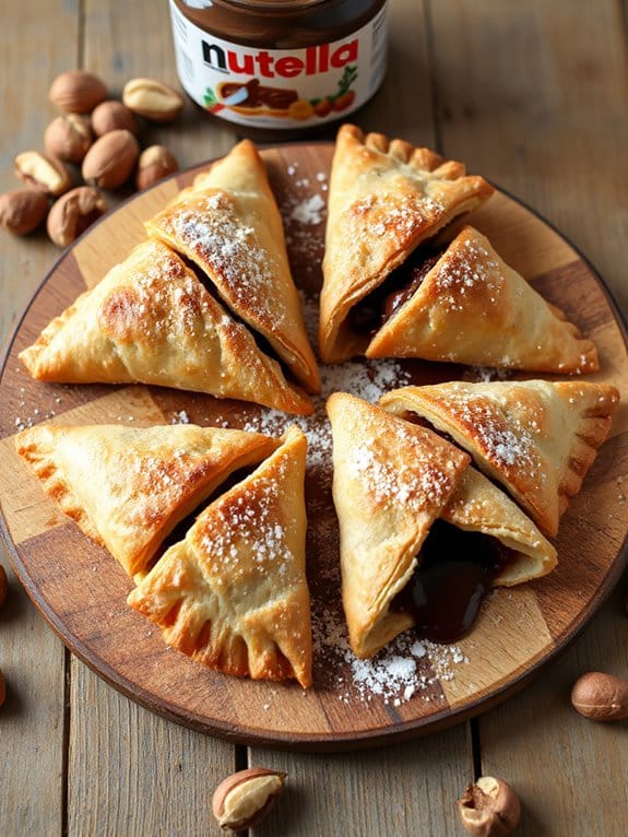 nutella filled pastry bliss