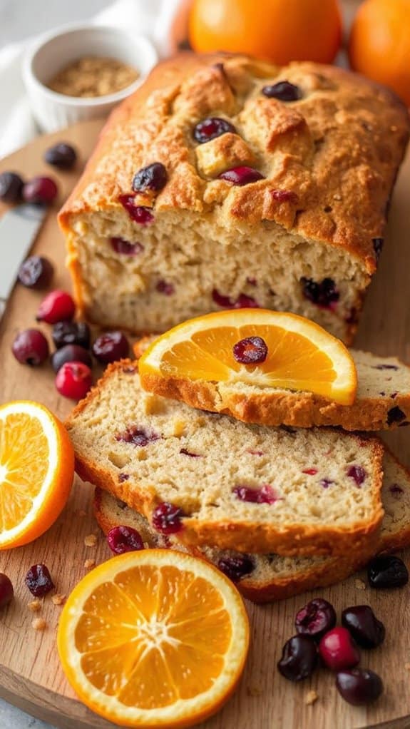 orange cranberry bread ingredients