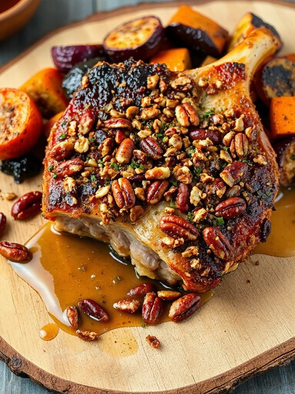 pecan crusted pork chops