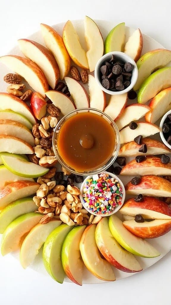 perfect apples and toppings