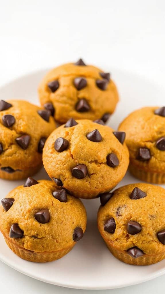 preparing pumpkin muffin mixture