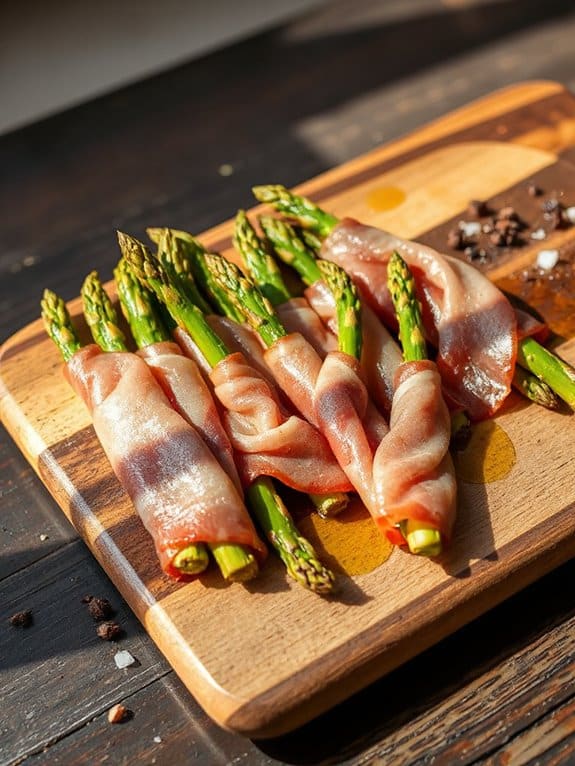 prosciutto wrapped asparagus appetizer