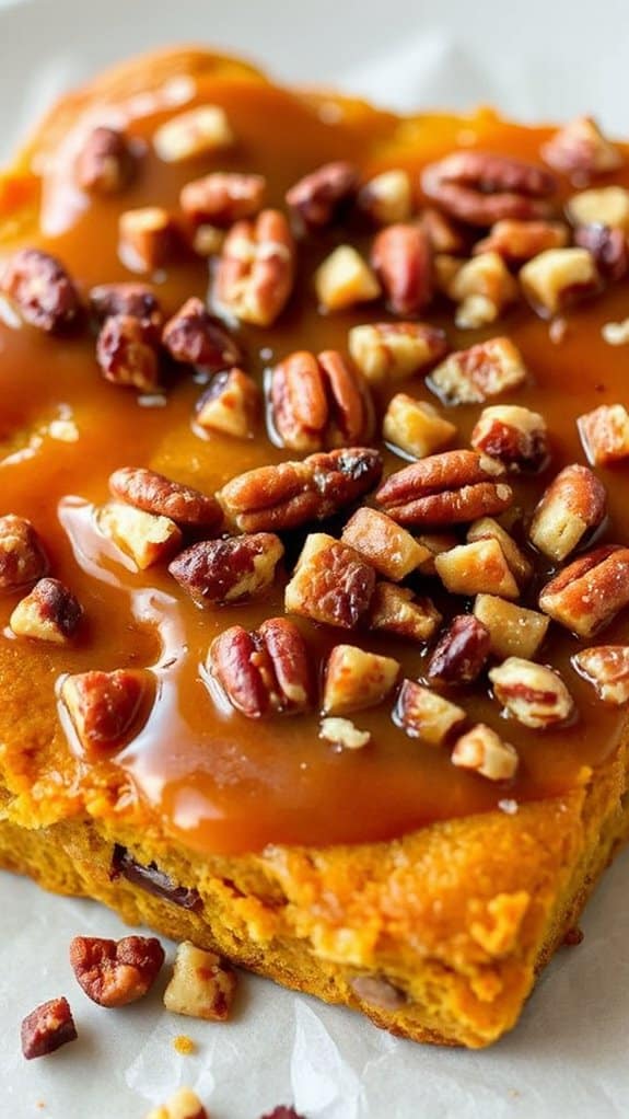 pumpkin bars with spices