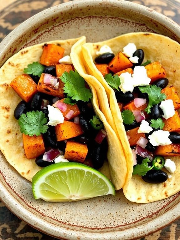 pumpkin filled taco delight