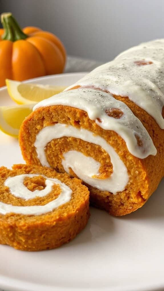 pumpkin roll serving suggestions