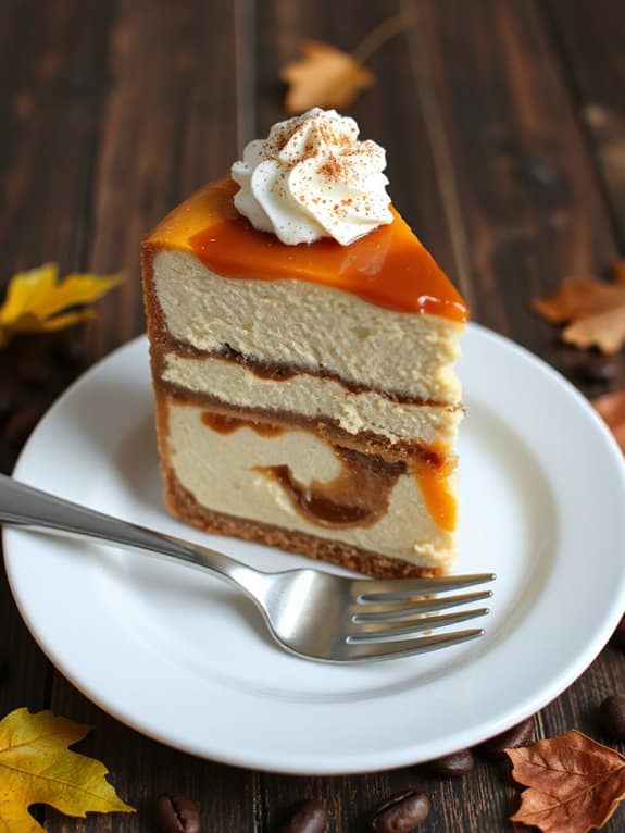 pumpkin spice cheesecake delight