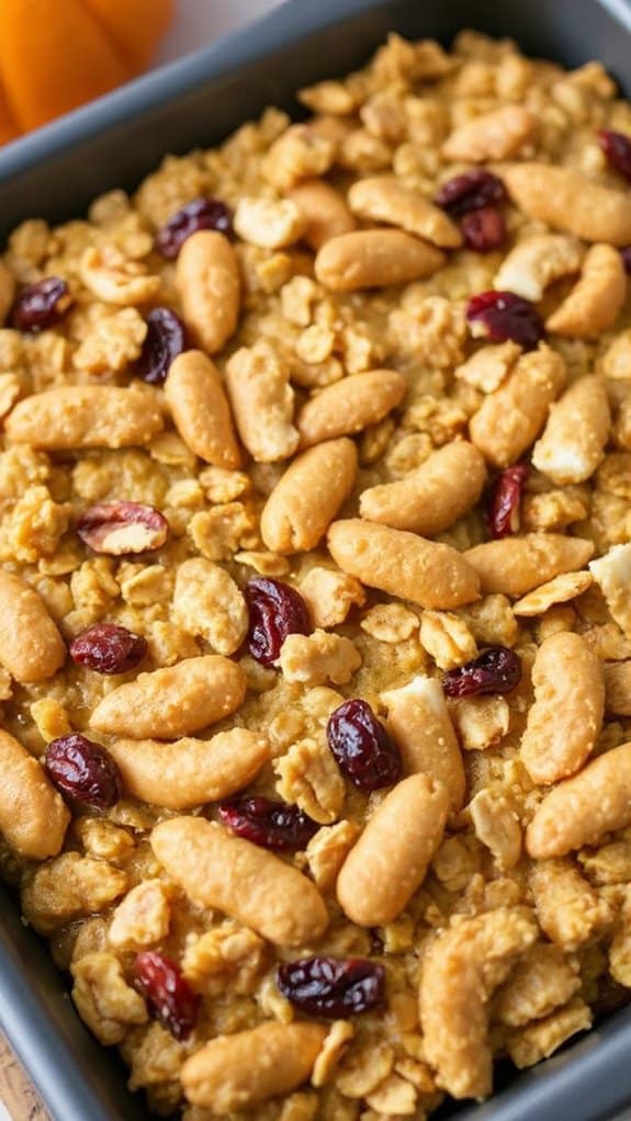 pumpkin spice oat bake