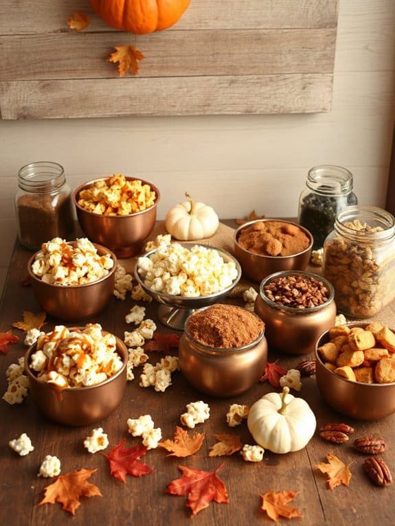 pumpkin spice popcorn delight